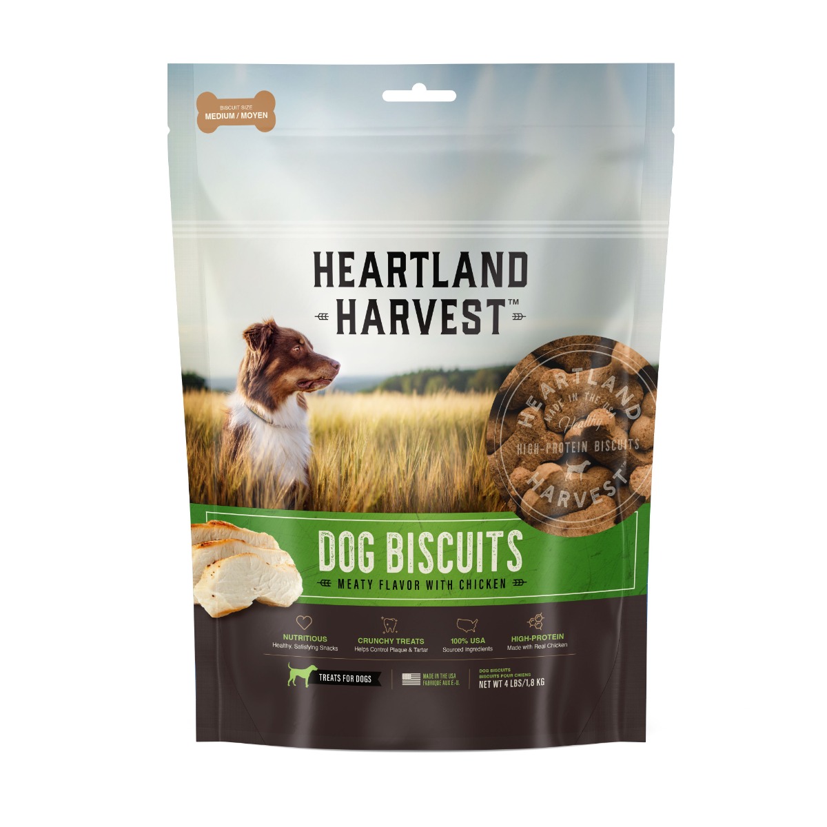 Heartland Harvest dog biscut
