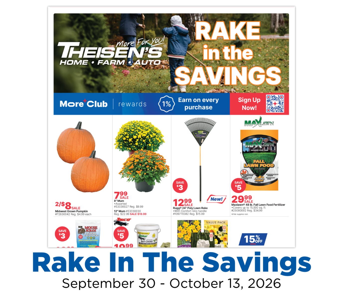 Rake in the Savings