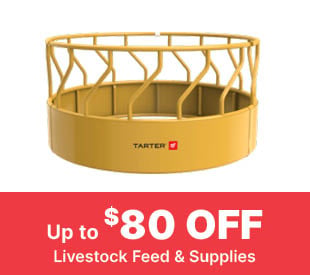 $80 off round bale feeder