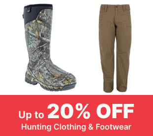 savings on hunting clothing