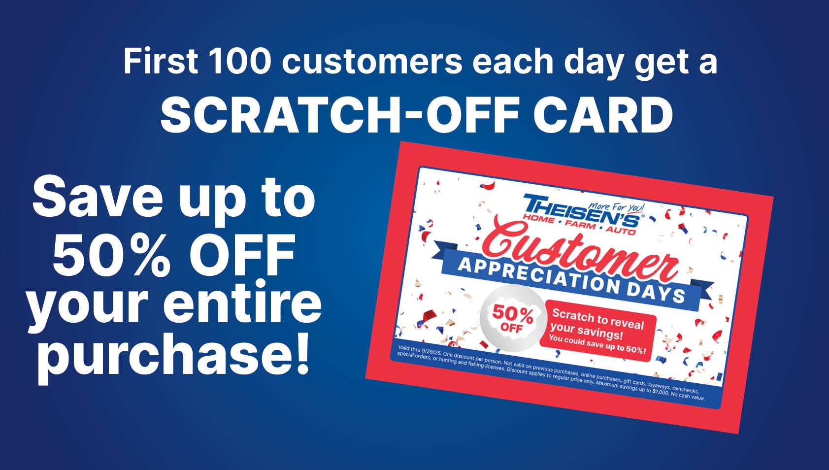 customer appreciation day